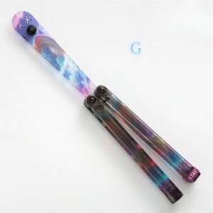 Butterfly Knife Jenny Fancy Plastic Knife Training Folding Knife Squid - Image 9