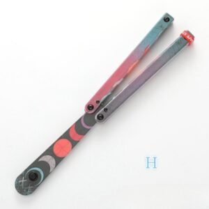Butterfly Knife Flip Hand Knife Fancy Plastic Knife Training Folding Knife Squid Safe No Open Edge - Image 10