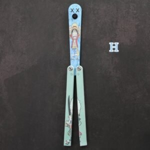 Butterfly Knife Flip Hand Knife Training Folding Knife Squid Safe No Open Edge - Image 9