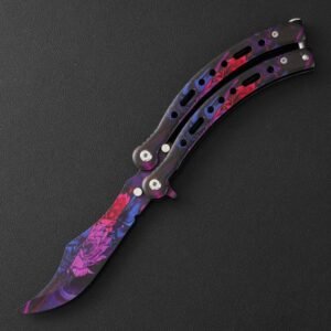 CSGO Butterfly Slaughter BALISONG Trainer Knife Upgraded - Image 10