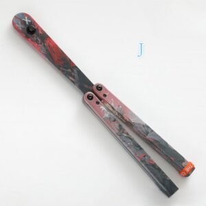 Butterfly Knife Jenny Fancy Plastic Knife Training Folding Knife Squid - Image 12