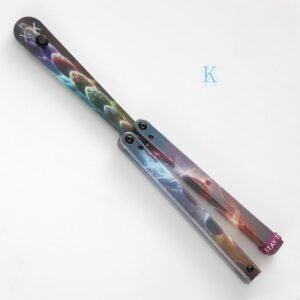 Butterfly Knife Jenny Fancy Plastic Knife Training Folding Knife Squid - Image 13