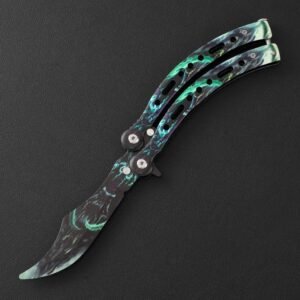 CSGO Butterfly Slaughter BALISONG Trainer Knife Upgraded - Image 13