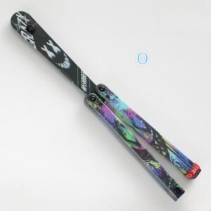 Butterfly Knife Jenny Fancy Plastic Knife Training Folding Knife Squid - Image 16