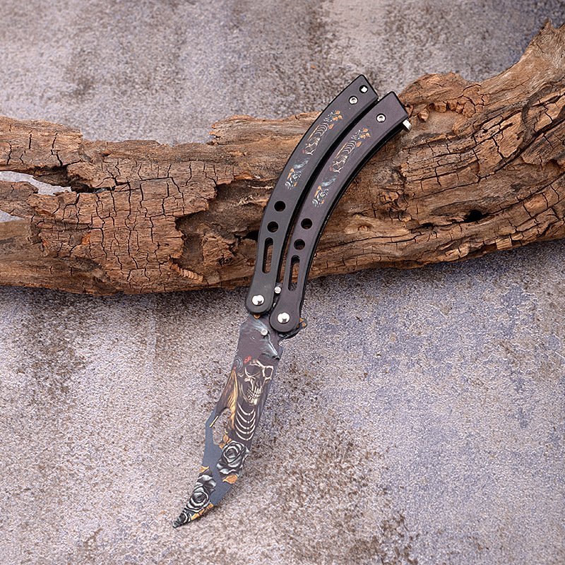 主图-24.jpg CSGO Balisong Butterfly Tactical Combat Trainer - Image 1