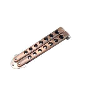 High Quality Helix Butterfly Balisong Knife BRONZE - Image 2