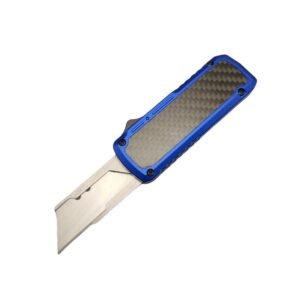 Carbon Fiber Handle Box Cutter --blue - Image 3