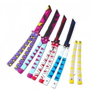 New butterfly knife blade folding knife balisong