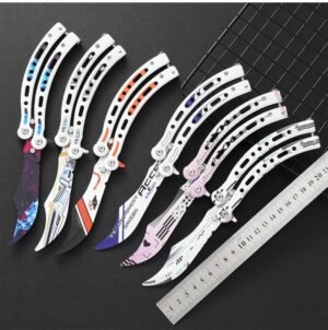 CSGO Butterfly Slaughter BALISONG Trainer Knife Upgraded